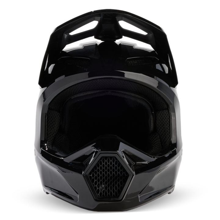 Casque FOX v1 solid noir | Oxmoto