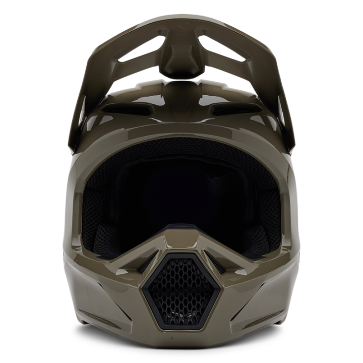 Casque FOX v1 solid gris | Oxmoto