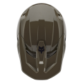 Casque FOX v1 solid gris | Oxmoto