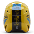 Casque FOX v1 race spec jaune 2025 | Oxmoto