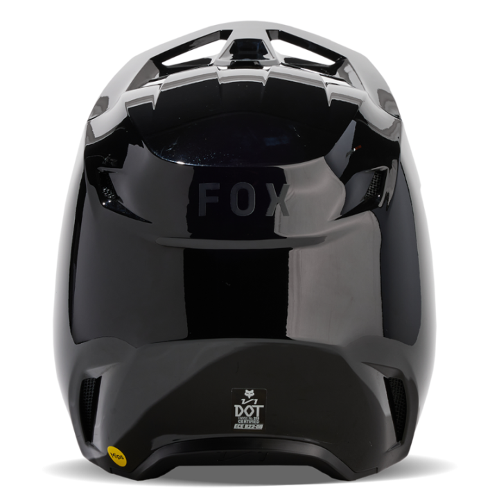 Casque FOX v1 solid noir | Oxmoto