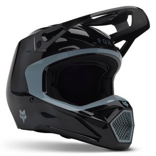 Casque FOX v1 taunt noir 2025 | Oxmoto