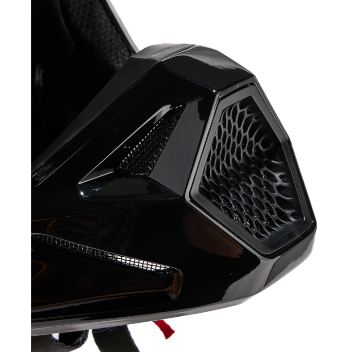 Casque FOX v1 solid noir | Oxmoto