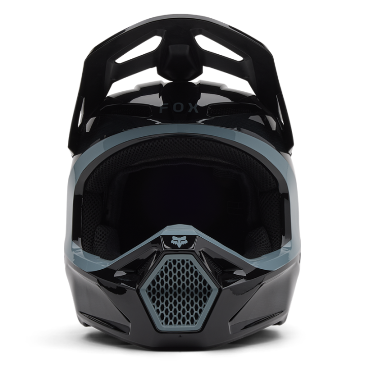 Casque FOX v1 taunt noir 2025 | Oxmoto