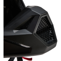Casque FOX v1 solid noir mat 2025 | Oxmoto