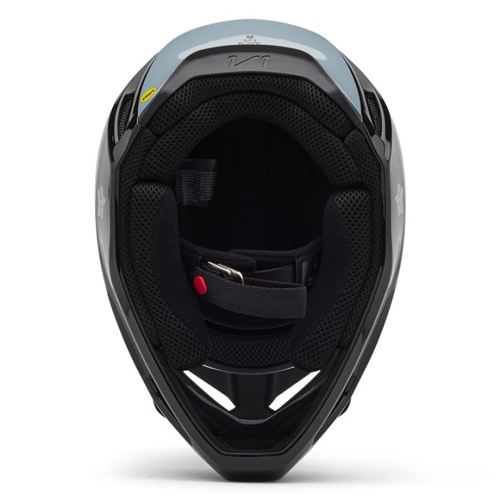 Casque FOX v1 taunt noir 2025 | Oxmoto