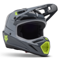 Casque FOX v3 divider gris 2025 | Oxmoto
