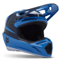Casque FOX v3 divider bleu 2025 | Oxmoto