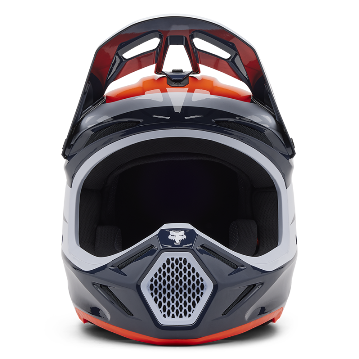 Casque FOX v3 divider midnight 2025 | Oxmoto