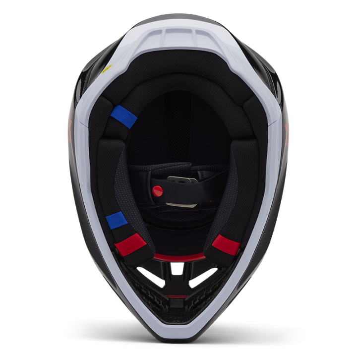 Casque FOX v3 divider noir 2025 | Oxmoto