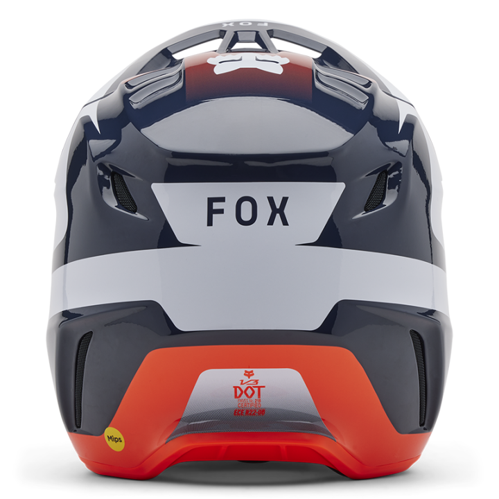 Casque FOX v3 divider midnight 2025 | Oxmoto