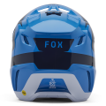 Casque FOX v3 divider bleu 2025 | Oxmoto