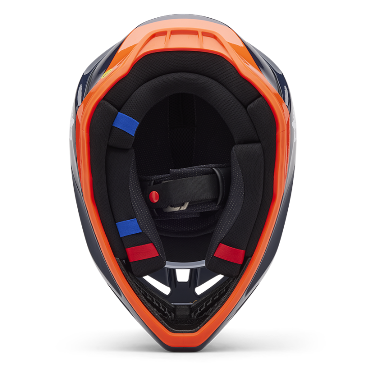 Casque FOX v3 divider midnight 2025 | Oxmoto