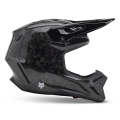Casque FOX v3 rs carbon solid noir | Oxmoto