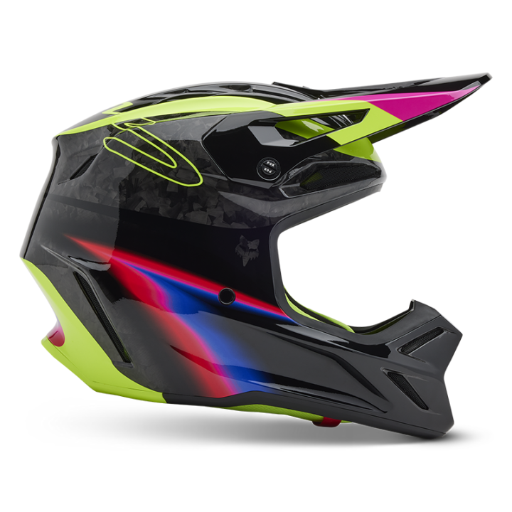 Casque FOX v3 rs energy noir 2025 | Oxmoto