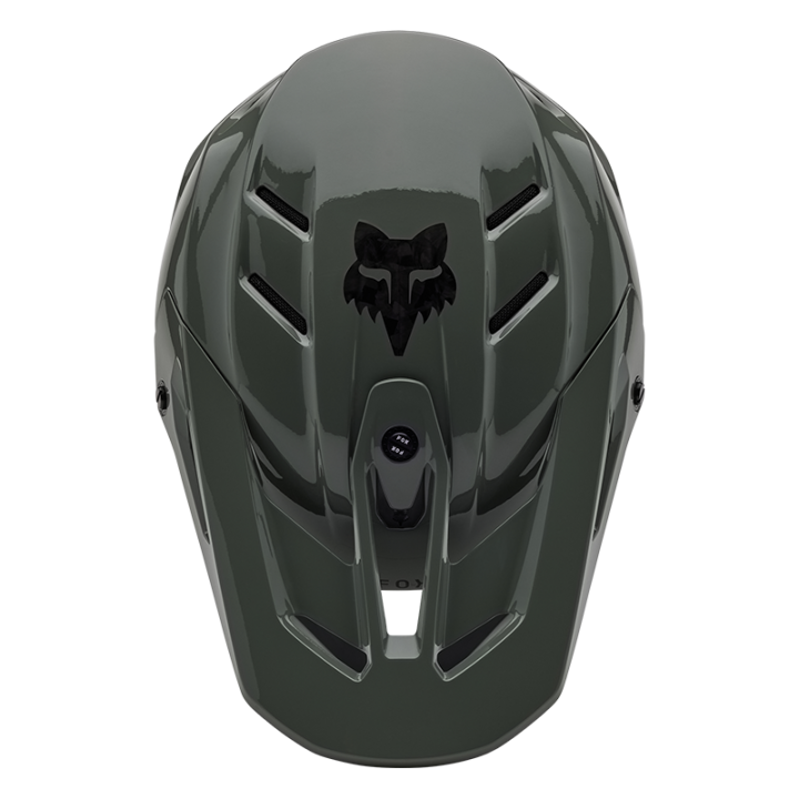 Casque FOX v3 rs carbon solid gris 2025 | Oxmoto