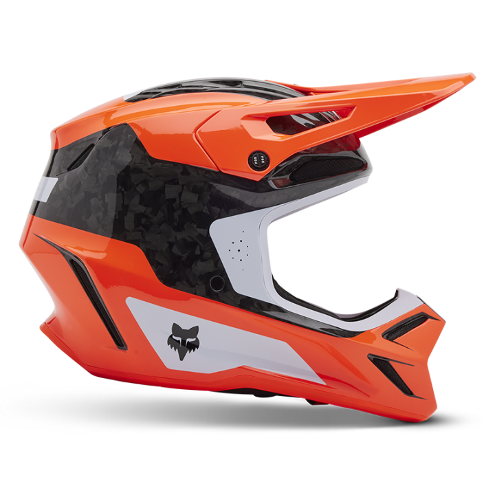 Casque FOX v3 rs infinite orange 2025 | Oxmoto
