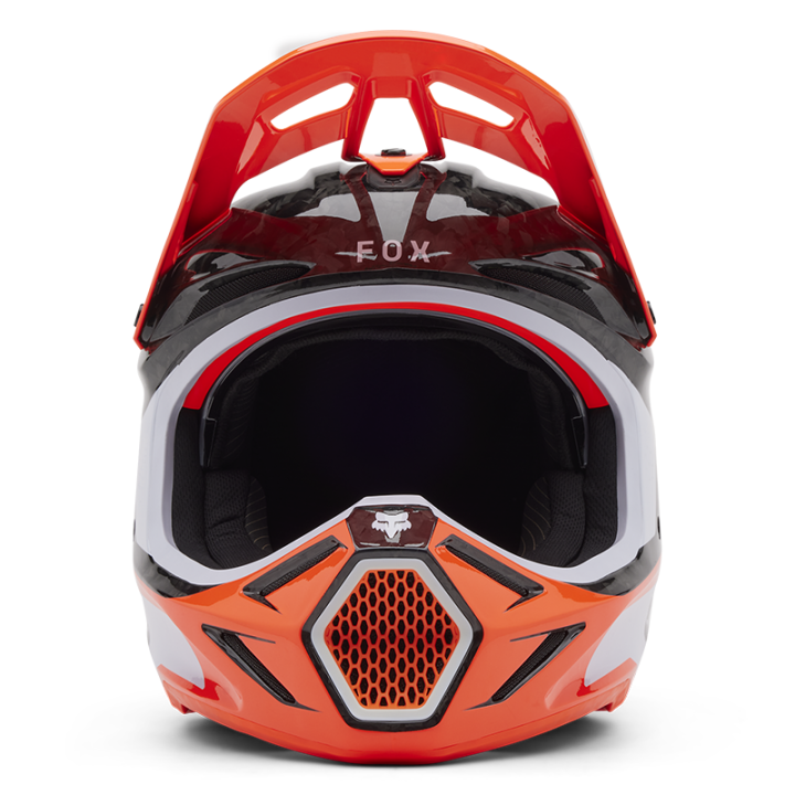 Casque FOX v3 rs infinite orange 2025 | Oxmoto