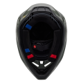 Casque FOX v3 rs carbon solid gris 2025 | Oxmoto