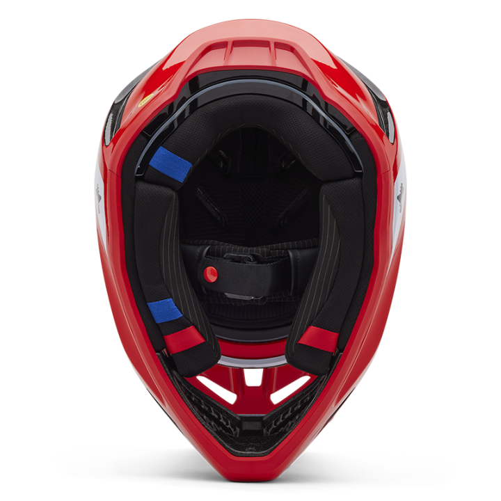 Casque FOX v3 rs infinite rouge 2025 | Oxmoto