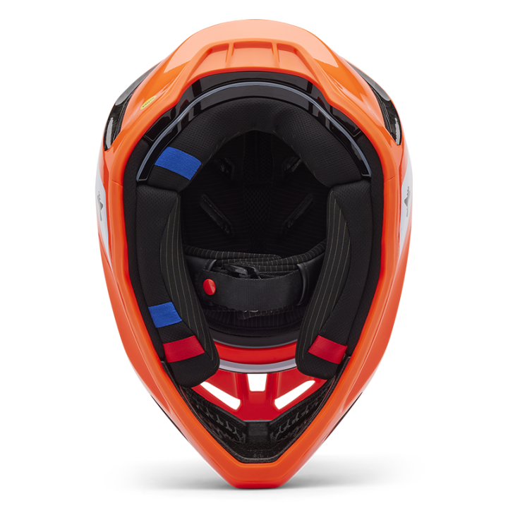Casque FOX v3 rs infinite orange 2025 | Oxmoto