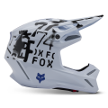 Casque FOX v3 seventy4 blanc 2025 | Oxmoto