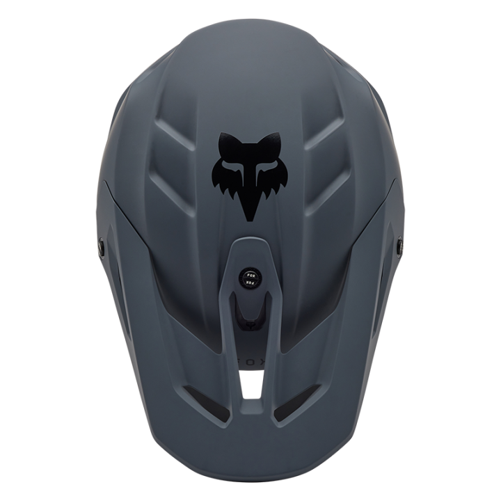 Casque FOX v3 solid gris | Oxmoto