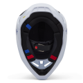 Casque FOX v3 seventy4 blanc 2025 | Oxmoto