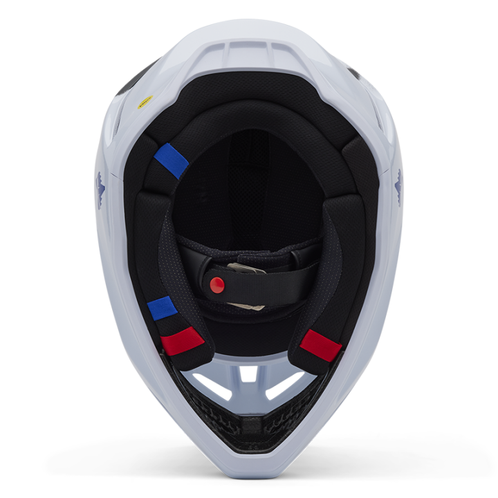 Casque FOX v3 seventy4 blanc 2025 | Oxmoto