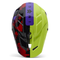 Casque FOX v3 throttle jaune 2025 | Oxmoto