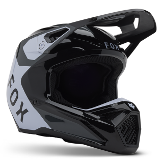 Casque enfant FOX v1 lean noir 2025 | Oxmoto