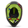 Casque FOX v3 throttle jaune 2025 | Oxmoto