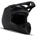 Casque enfant FOX v1 matte black noir mat | Oxmoto