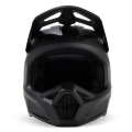 Casque enfant FOX v1 matte black noir mat | Oxmoto