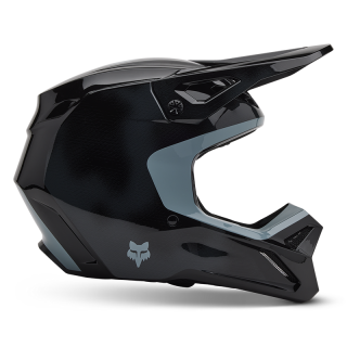 Casque enfant FOX v1 taunt noir 2025 | Oxmoto