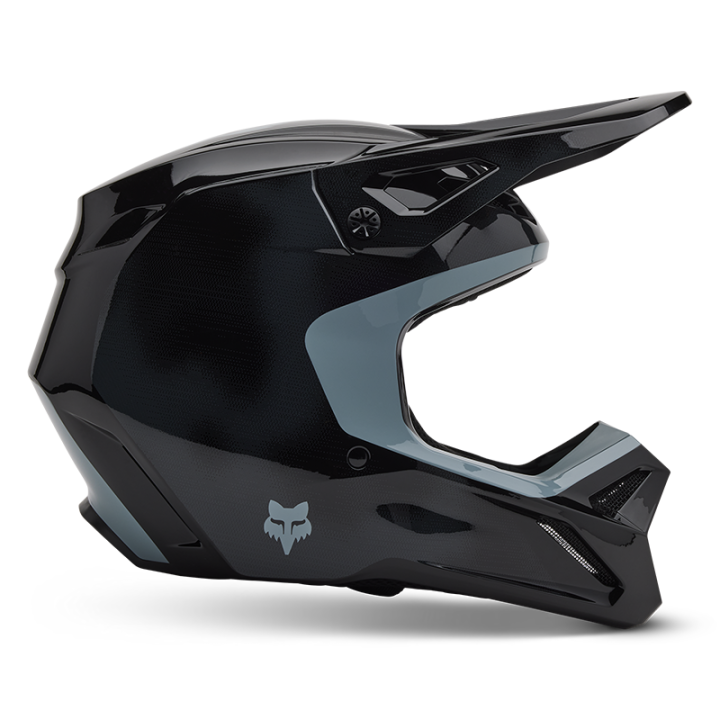 Casque enfant FOX v1 taunt noir 2025 | Oxmoto