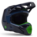 Casque enfant FOX v1 taunt navy 2025 | Oxmoto