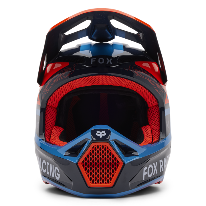 Casque enfant FOX v1 race spec midnight 2025 | Oxmoto