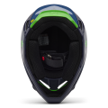 Casque enfant FOX v1 taunt navy 2025 | Oxmoto