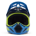 Casque enfant FOX v3 impression bleu 2025 | Oxmoto