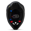 Casque enfant FOX v3 solid noir mat | Oxmoto