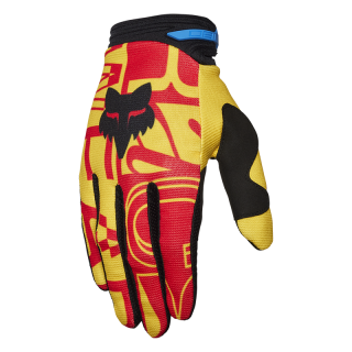 Gants FOX 180 race spec jaune 2025 | Oxmoto