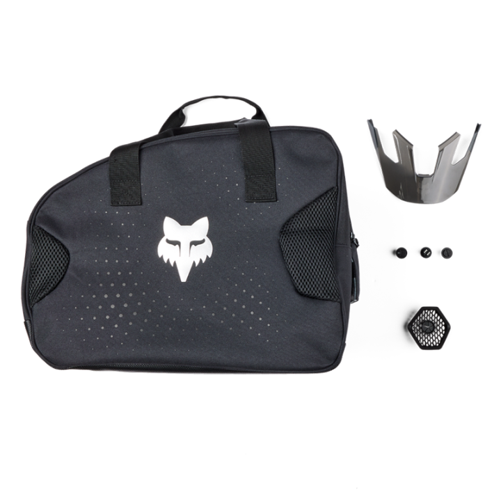 Casque enfant FOX v3 solid noir mat | Oxmoto