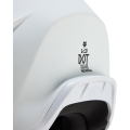 Casque enfant FOX v3 solid blanc mat | Oxmoto