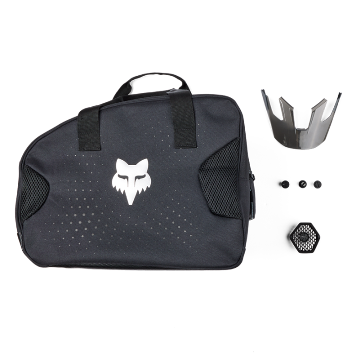 Casque enfant FOX v3 solid blanc mat | Oxmoto
