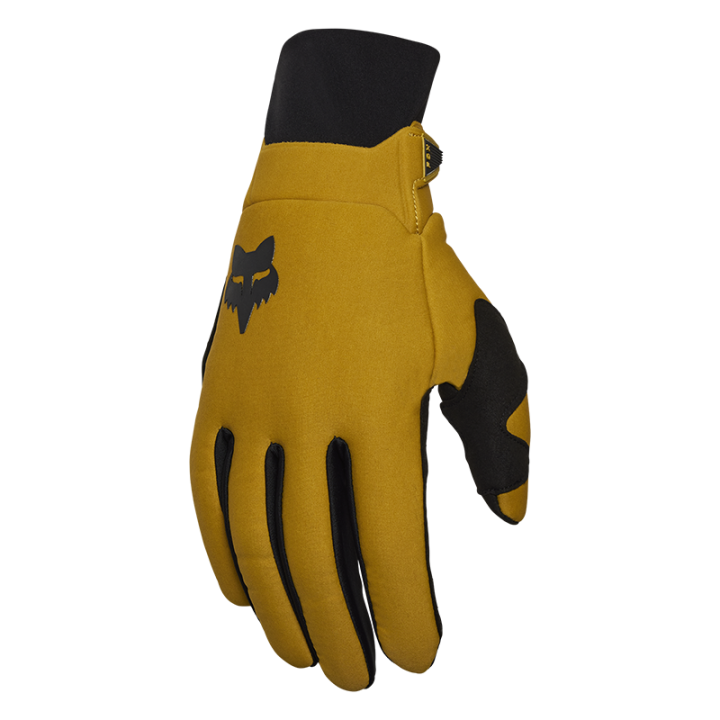Gants FOX defend thermo jaune 2025 | Oxmoto