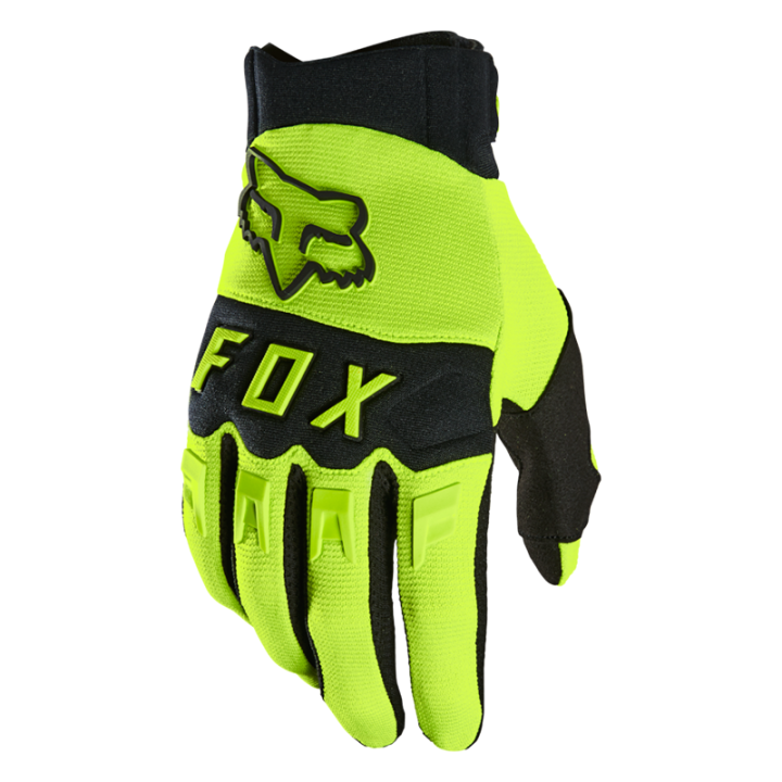 Gants FOX dirtpaw jaune 2025 | Oxmoto