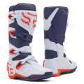 Bottes FOX comp blanc/navy 2025 | Oxmoto
