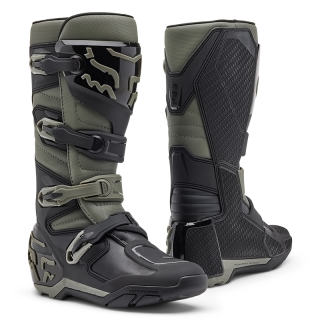 Bottes FOX comp x gris/noir 2025 | Oxmoto