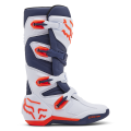 Bottes FOX comp blanc/navy 2025 | Oxmoto